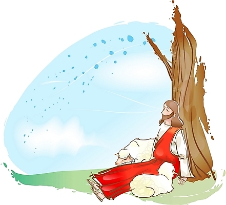 EPS 나무 캐릭터 남자 기독교 일러스트 하늘 한명 사람 초원 20대 성인 양 예수 성자 성직자 남자만 남자한명만 성인남자만 청년만 청년남자만 청년남자한명만 성인한명만 성인남자한명만 성인만 일러캐릭터 식물 1 종교 포유류 청년 신_종교 파일형식 벡터