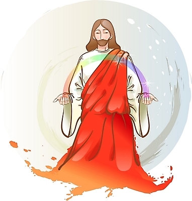 EPS 캐릭터 남자 기독교 무지개 일러스트 한명 사람 20대 성인 예수 성자 남자만 남자한명만 성인남자만 청년만 청년남자만 청년남자한명만 성인한명만 성인남자한명만 성인만 일러캐릭터 자연요소 1 종교 청년 신_종교 파일형식 벡터