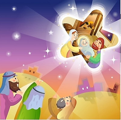EPS 여자 남자 별 기독교 일러스트 가족 사람 여러명 야외 아기 말_동물 예수 성자 마리아 아기예수 요셉 마굿간 동방박사 국내일러스트 자연요소 종교 다수 포유류 관계 신_종교 외양간 파일형식 벡터