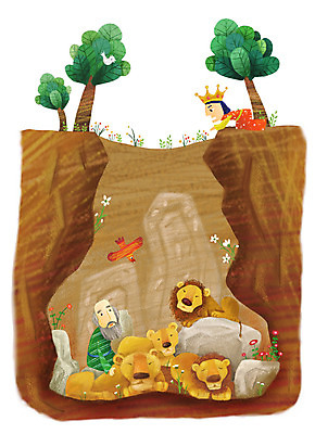 주간 PSD 나무 캐릭터 남자 기독교 종교 일러스트 조류 사람 야외 두명 성경 성자 사자 왕 성경이야기 땅굴 남자만 국내일러스트 일러캐릭터 자연요소 식물 동물 종교용품 포유류 이야기 파일형식