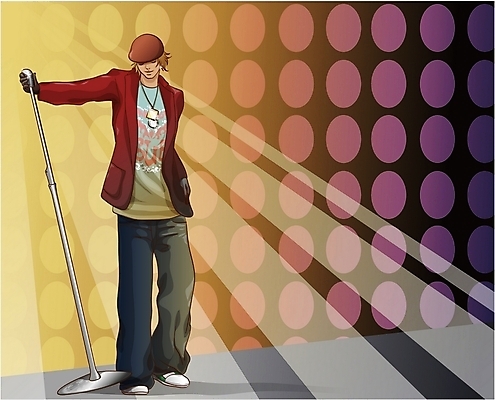 EPS 패션 남자 음악 일러스트 조명 힙합 한명 사람 20대 성인 청춘 가수 무대 스탠드마이크 마이크 남자만 남자한명만 성인남자만 청년만 청년남자만 청년남자한명만 성인한명만 성인남자한명만 성인만 국내일러스트 1 음향기기 컨셉 문화예술 청년 음악가 파일형식 벡터