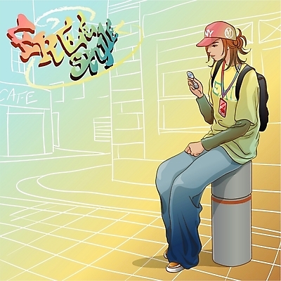EPS 여자 패션 여유 일러스트 거리 힙합 한명 사람 20대 성인 야외 스마트폰 청춘 기다림 여자만 여자한명만 성인여자만 청년만 청년여자만 성인한명만 청년여자한명만 성인여자한명만 성인만 국내일러스트 1 감정 음악 컨셉 모션 청년 핸드폰 스마트기기 파일형식 벡터