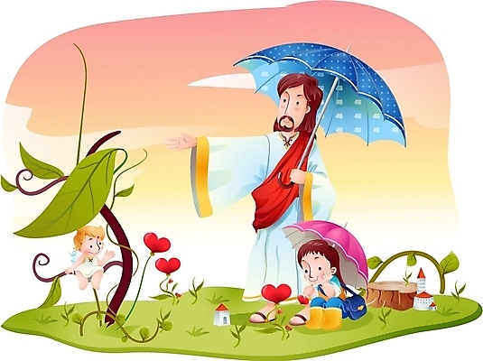 EPS 여자 남자 꽃 기독교 종교 어린이 일러스트 우산 하늘 나뭇잎 천사 사랑 장화 사람 소녀 야외 두명 건물 노을 하트 예수 하나님 신 성자 국내일러스트 자연요소 모양 식물 건축물 감정 신발 잎 신_종교 파일형식 벡터