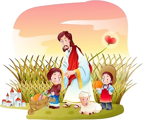 EPS 여자 남자 기독교 종교 어린이 채소 일러스트 하늘 호박 갈대 사랑 사람 소녀 소년 야외 건물 세명 노을 수레 당근 수확 하트 양 예수 하나님 신 성자 추수감사절 국내일러스트 자연요소 모양 식물 건축물 감정 농업 포유류 뿌리채소 카트 신_종교 파일형식 벡터