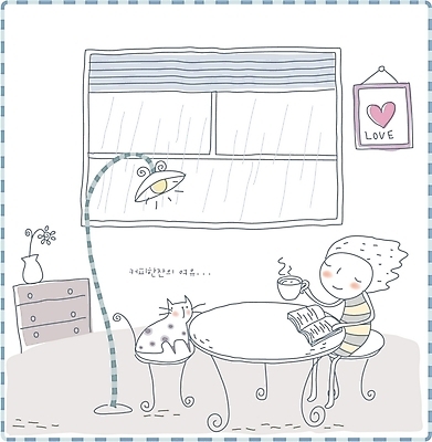 EPS 남자 커피 초등학생 어린이 액자 일러스트 창문 상상 식탁 탁자 한잔 실내 사랑 한명 사람 소년 책 판타지 독서 꽃병 고양이 꿈 하트 스탠드 서랍장 남자만 남자한명만 어린이만 소년만 소년한명만 국내일러스트 모양 1 학생 꽃 감정 음료 가구 포유류 조명 내부 반려동물 파일형식 벡터