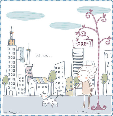 EPS 나무 구름 남자 초등학생 어린이 일러스트 상상 거리 사랑 한명 사람 빌딩 소년 야외 건물 판타지 상점 고양이 꿈 도시 남자만 남자한명만 어린이만 소년만 소년한명만 국내일러스트 자연요소 식물 1 학생 건축물 감정 포유류 반려동물 파일형식 벡터