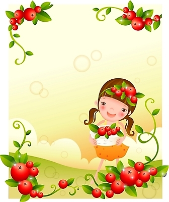 EPS 여자 열매 초등학생 어린이 일러스트 한명 사람 소녀 야외 판타지 바구니 순수 여자만 여자한명만 어린이만 소녀만 소녀한명만 국내일러스트 식물 1 학생 컨셉 상상 파일형식 벡터