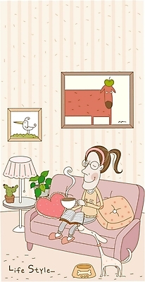 EPS 라이프스타일 여자 화분 여유 커피 액자 쿠션 일러스트 휴식 선인장 실내 한명 사람 20대 성인 책 반려동물 소파 독서 스탠드 개 강아지 개밥그릇 여자만 여자한명만 성인여자만 청년만 청년여자만 성인한명만 청년여자한명만 성인여자한명만 성인만 국내일러스트 식물 동물 1 그릇 감정 음료 컨셉 의자 포유류 조명 청년 내부 생활 애견용품 파일형식 벡터