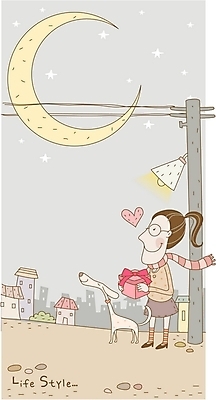 EPS 라이프스타일 공공시설 여자 프로포즈 가로등 일러스트 주택 선물 사랑 한명 사람 20대 성인 야외 반려동물 전선 달 하트 개 강아지 야간 전봇대 여자만 여자한명만 성인여자만 청년만 청년여자만 성인한명만 청년여자한명만 성인여자한명만 성인만 국내일러스트 자연요소 모양 동물 1 감정 포유류 청년 건물 생활 시설 파일형식 벡터