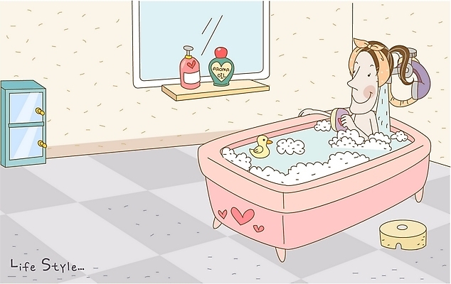 EPS 라이프스타일 여자 일러스트 오리 욕조 실내 한명 사람 20대 성인 장난감 목욕 거품 욕실 화장실 샤워기 거품목욕 바디용품 여자만 여자한명만 성인여자만 청년만 청년여자만 성인한명만 청년여자한명만 성인여자한명만 성인만 국내일러스트 1 조류 청년 내부 생활 청결 미용용품 파일형식 벡터