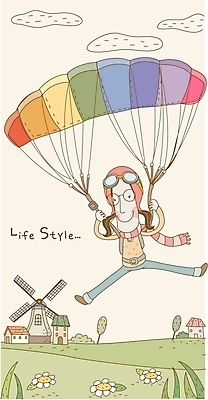 EPS 라이프스타일 공공시설 여자 꽃 일러스트 하늘 주택 한명 사람 20대 성인 취미 야외 풍차 풀잎 낙하산 패러글라이딩 여자만 여자한명만 성인여자만 청년만 청년여자만 성인한명만 청년여자한명만 성인여자한명만 성인만 국내일러스트 식물 1 스포츠 잎 청년 건물 생활 풀_식물 시설 파일형식 벡터