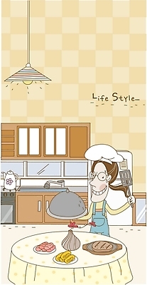 EPS 라이프스타일 여자 음식 가사 일러스트 식탁 주전자 실내 요리 한명 사람 20대 성인 주방 싱크대 냉장고 여자만 여자한명만 성인여자만 청년만 청년여자만 성인한명만 청년여자한명만 성인여자한명만 성인만 국내일러스트 1 탁자 주방용품 청년 내부 생활 가전제품 개수대 파일형식 벡터