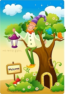 EPS 나무 구름 사계절 계절 남자 꽃 일러스트 청소년 자연 조류 주택 요정 한그루 한명 사람 야외 10대 버섯 봄 등불 표지판 환영 남자만 남자한명만 십대만 십대남자만 십대남자한명만 국내일러스트 자연요소 식물 동물 1 조명 알림판 건물 생태계 파일형식 벡터