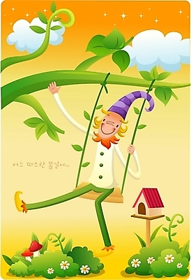 EPS 나무 구름 사계절 계절 남자 꽃 줄기 일러스트 청소년 자연 요정 한명 사람 야외 10대 버섯 봄 우체통 풀잎 그네 남자만 남자한명만 십대만 십대남자만 십대남자한명만 국내일러스트 자연요소 식물 1 잎 풀_식물 생태계 파일형식 벡터