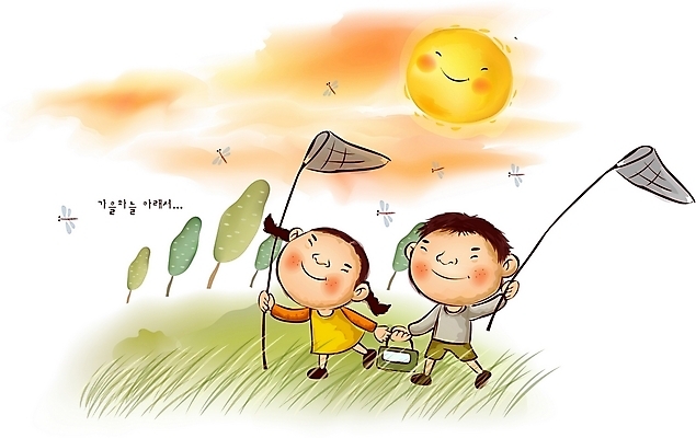 EPS 주간 나무 사계절 계절 여자 남자 어린이라이프 어린이 일러스트 자연 놀이 사람 소녀 소년 초원 야외 두명 노을 보름달 가을 그물 잠자리 순수 곤충채집 추분 채집망 어린이만 국내일러스트 자연요소 식물 라이프스타일 곤충 컨셉 달 수집 절기 생태계 파일형식 벡터