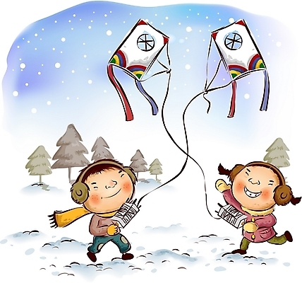 EPS 사계절 계절 여자 남자 어린이라이프 어린이 장갑 겨울 일러스트 자연 놀이 사람 소녀 소년 야외 두명 전통놀이 목도리 눈 추억 연 귀마개 연날리기 얼레 어린이만 국내일러스트 자연요소 전통 라이프스타일 잡화 컨셉 날씨 놀이용품 생태계 파일형식 벡터