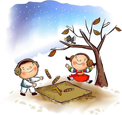 EPS 나무 전통 사계절 계절 여자 명절 남자 어린이라이프 어린이 겨울 일러스트 자연 놀이 사람 소녀 소년 야외 두명 설날 윷놀이 전통의상 한복 귀마개 까치 어린이만 국내일러스트 식물 한국전통 라이프스타일 잡화 기념일 조류 전통놀이 생태계 파일형식 벡터