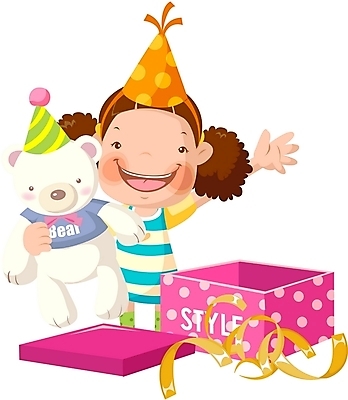 EPS 클립아트 여자 기념일 리본 초등학생 어린이 인형 일러스트 선물 한명 사람 소녀 상자 유치원생 곰인형 기쁨 고깔모자 끈 어린이날 순수 즐거움 여자만 여자한명만 어린이만 소녀만 소녀한명만 국내일러스트 모자_잡화 1 학생 감정 컨셉 이벤트 파일형식 벡터