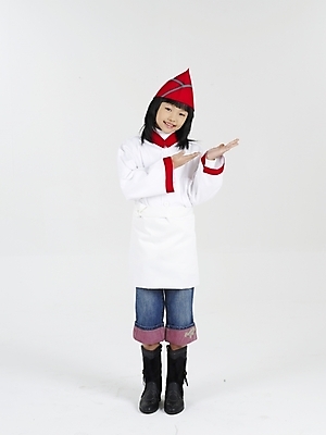 포토 JPG 스튜디오촬영 전신 모자 여자 초등학생 어린이 포즈 실내 표정 한명 미소 웃음 누끼 사람 동양인 손짓 소녀 빨간색 세로 요리사 한국인 흰색 여자만 여자한명만 어린이만 소녀만 소녀한명만 국내포토 직업 1 학생 잡화 컬러 모션 인종 내부 파일형식