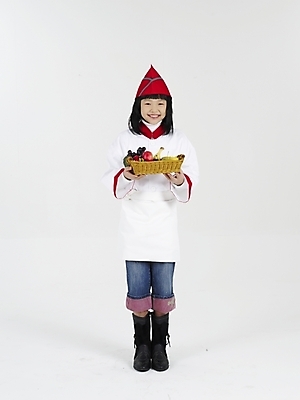 포토 JPG 스튜디오촬영 전신 모자 여자 초등학생 어린이 포즈 과일 포도 바나나 실내 표정 한명 누끼 사람 동양인 소녀 빨간색 세로 바구니 요리사 한국인 흰색 석류 여자만 여자한명만 어린이만 소녀만 소녀한명만 국내포토 직업 1 학생 잡화 컬러 인종 내부 파일형식