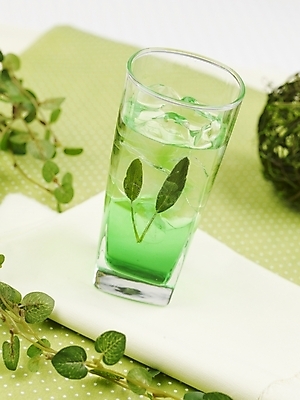 포토 JPG 스튜디오촬영 음료 음식 줄기 잎 잔 실내 사람없음 장식 세로 주스 덩굴 알로에주스 국내포토 식물 식기 내부 과일주스 파일형식