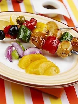 포토 JPG 스튜디오촬영 그릇 접시 꽃 음식 오렌지 피망 서양음식 실내 사람없음 장식 세로 초록색 노란색 꼬치 안주 간장 종지 꼬치요리 황도 국내포토 식물 식기 컬러 채소 과일 요리 내부 양념 복숭아 파일형식