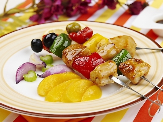 포토 JPG 스튜디오촬영 그릇 접시 꽃 음식 오렌지 피망 서양음식 실내 사람없음 장식 가로 초록색 노란색 꼬치 안주 간장 종지 꼬치요리 황도 국내포토 식물 식기 컬러 채소 과일 요리 내부 양념 복숭아 파일형식