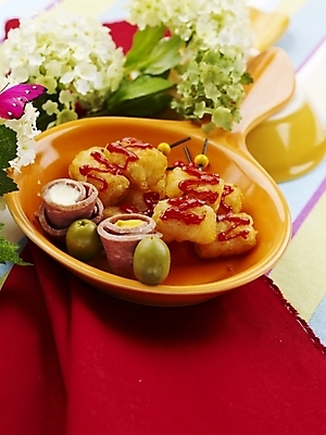 포토 JPG 스튜디오촬영 그릇 접시 꽃 음식 나비 서양음식 실내 근접촬영 사람없음 장식 세로 튀김 식탁보 안주 튀김꼬치 국내포토 식물 식기 뷰포인트 곤충 내부 꼬치 파일형식