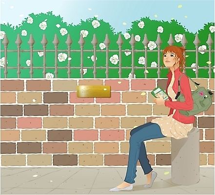 EPS 주간 응시 계절 여자 꽃 여행 지도 가방 일러스트 휴가 휴식 벽돌 거리 주택 한명 사람 20대 성인 야외 건물 담장 장미 정원 봄 가이드북 봄여행 여자만 여자한명만 성인여자만 청년만 청년여자만 성인한명만 청년여자한명만 성인여자한명만 성인만 국내일러스트 자연요소 식물 1 건축물 시선 잡화 컨셉 청년 파일형식 벡터