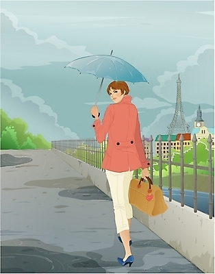 EPS 구름 계절 여자 여행 가방 일러스트 우산 난간 하늘 유럽건축 휴가 거리 한명 사람 20대 성인 야외 관광지 강 봄 산책 코트 프랑스 비 에펠탑 시계탑 웅덩이 소서 파리_프랑스 봄여행 여자만 여자한명만 성인여자만 청년만 청년여자만 성인한명만 청년여자한명만 성인여자한명만 성인만 국내일러스트 자연요소 1 잡화 유럽 서양건축 날씨 휴식 청년 여름 탑 외투 절기 파리 랜드마크 파일형식 벡터