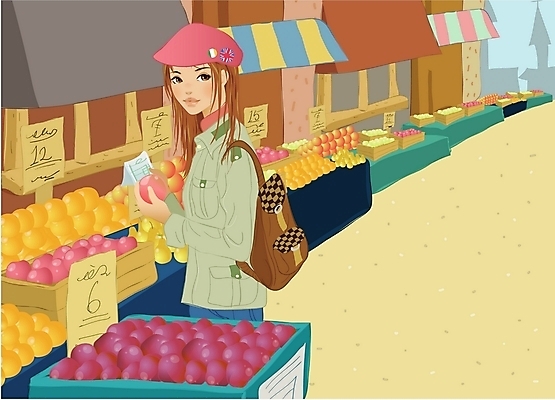 EPS 주간 모자 여자 열매 여행 가방 과일 일러스트 휴가 거리 한명 사람 20대 성인 야외 관광지 쇼핑 상자 숫자 라벨 상점 봄 시장 가격 노점상 봄여행 여자만 여자한명만 성인여자만 청년만 청년여자만 성인한명만 청년여자한명만 성인여자한명만 성인만 국내일러스트 자연요소 식물 문자 1 잡화 계절 프레임 청년 파일형식 벡터