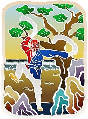 EPS 나무 한국문화 한국전통 백그라운드 일러스트 새해 한국 돌담 기와 가면 사람 야외 전통문양 전통놀이 공연 돌_바위 바위 소나무 전통의상 전통공연 동양화 오브젝트 탈춤 전통무용 탈 민속 봉산탈춤 국내일러스트 식물 동양문화 전통 문양 아시아 놀이 미술 이벤트 담장 춤 파일형식 벡터