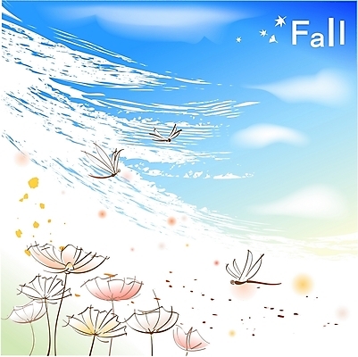 EPS 식물 사계절 계절 꽃 백그라운드 일러스트 자연 하늘 바람 가을꽃 사람없음 야외 가을 잠자리 코스모스 고추잠자리 가을배경 국내일러스트 자연요소 곤충 날씨 생태계 파일형식 벡터 가을_계절