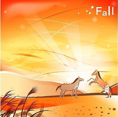 EPS 주간 동물 척추동물 육지동물 사계절 계절 한쌍 백그라운드 일러스트 포유류 자연 하늘 바람 갈대 풍경 초원 사람없음 야외 햇빛 노을 가축 가을 말_동물 풀 억새 가을배경 국내일러스트 자연요소 식물 날씨 태양 생태계 파일형식 벡터 가을_계절