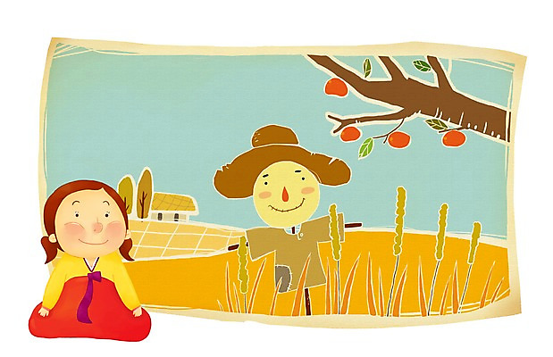 PSD 나무 한국전통 계절 여자 명절 열매 초등학생 어린이 과일 일러스트 페인터 주택 논 감 갈대 한명 사람 소녀 초원 농가 추석 추수 가을 농촌 시골 풀 전통의상 한복 허수아비 여자만 여자한명만 어린이만 소녀만 소녀한명만 국내일러스트 식물 1 학생 전통 기념일 농업 페인팅 한국 건물 농장 파일형식