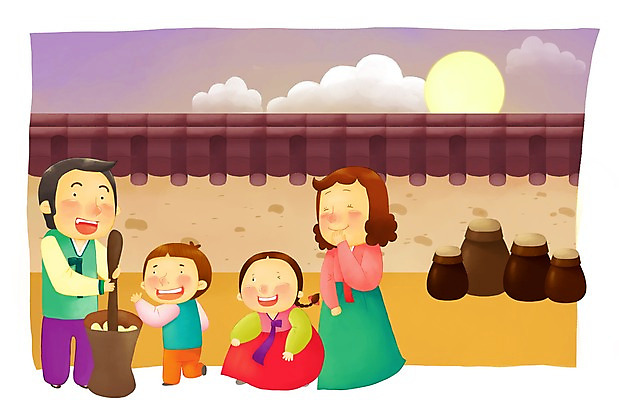 PSD 구름 한국전통 계절 여자 명절 남자 어린이 고건축 일러스트 가족 페인터 하늘 엄마 기와집 미소 웃음 사람 소녀 소년 여러명 야외 담장 추석 보름달 달 가을 항아리 아빠 야간 전통의상 한복 절구 고향 국내일러스트 자연요소 전통 건축물 기념일 다수 관계 페인팅 한옥 한국 표정 도구 도자기 파일형식
