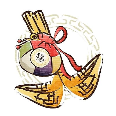 EPS 전통 명절 생활용품 일러스트 주방용품 새해 복주머니 한국 요리 사람없음 설날 공예품 복조리 국내일러스트 기념일 아시아 전통소품 공예 오브젝트 파일형식 벡터