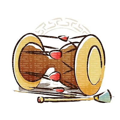 EPS 악기 음악 일러스트 타악기 국악기 사람없음 풍물놀이 사물놀이 장구 민속악기 국내일러스트 문화예술 국악 전통놀이 전통공연 파일형식 벡터