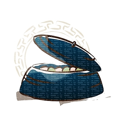 EPS 명절 생활용품 일러스트 한국 사람없음 추석 전통음식 연기 가마솥 솥 송편 국내일러스트 전통 기념일 아시아 음식 주방용품 떡 오브젝트 파일형식 벡터