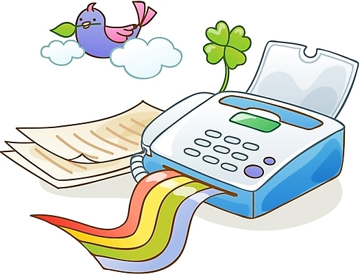 EPS 종이 무지개 일러스트 비즈니스 통신 조류 사람없음 새싹 통신기기 팩스 국내일러스트 자연요소 식물 동물 사무용품 기계 파일형식 벡터