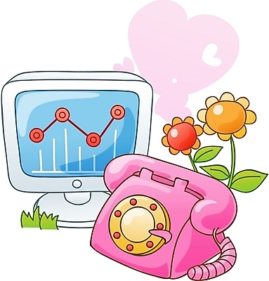 EPS 꽃 일러스트 비즈니스 통계 그래프 사람없음 컴퓨터 모니터 자료 통신기기 전화기 상담 텔레마케팅 통화 설문조사 국내일러스트 식물 통신 모션 전자제품 기계 서비스업 파일형식 벡터