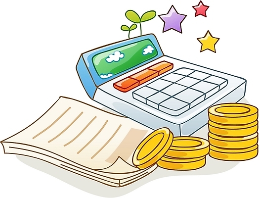 EPS 별 종이 일러스트 비즈니스 문구용품 사람없음 경제 새싹 상점 사무용품 동전 계산기 용지 국내일러스트 자연요소 식물 돈 장비 오브젝트 파일형식 벡터