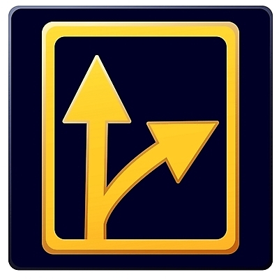 EPS 아이콘 화살표 길 사람없음 표지판 오른쪽 방향 갈림길 심볼 오브젝트 심볼아이콘 도로표지판 우회전 직진 2D아이콘 도로 알림판 운전 파일형식 벡터