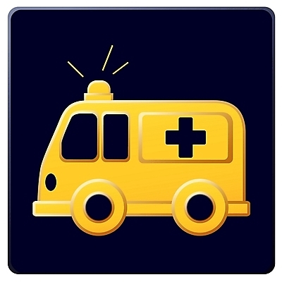 EPS 아이콘 육상교통 교통수단 자동차 병원 사람없음 치료 운송업 응급 구급차 심볼 심볼아이콘 특수차량 긴급수송 사이렌 2D아이콘 산업 교통 의학 긴급 파일형식 벡터