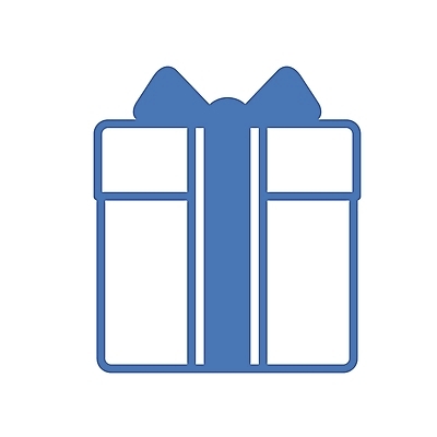 EPS 아이콘 리본 컬러 포장 선물 사람없음 파란색 선물상자 쇼핑 상자 축하 심볼 오브젝트 심볼아이콘 2D아이콘 컨셉 파일형식 벡터