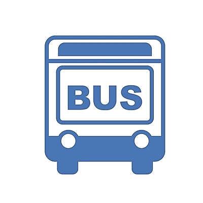 EPS 아이콘 문자 알파벳 영어 육상교통 교통수단 컬러 교통 한대 버스 대중교통 사람없음 파란색 역 버스정류장 심볼 심볼아이콘 2D아이콘 1 교통시설 파일형식 벡터