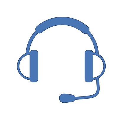 EPS 아이콘 컬러 이어폰 사람없음 파란색 전자제품 헤드폰 헤드셋 통신기기 심볼 마이크 심볼아이콘 2D아이콘 음향기기 통신 기계 파일형식 벡터