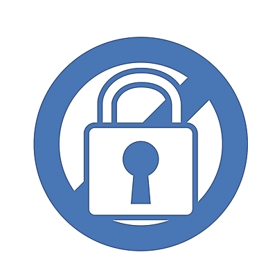 EPS 아이콘 문자 기호 컬러 인터넷 자물쇠 경고 사람없음 파란색 잠김 금지 심볼 심볼아이콘 보안 금고 열쇠구멍 접근금지 2D아이콘 안전 파일형식 벡터