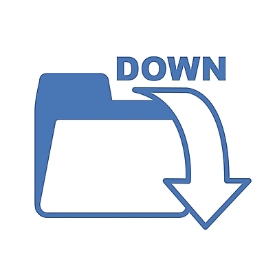 EPS 아이콘 문자 기호 화살표 컬러 사람없음 파란색 컴퓨터 네트워크 심볼 심볼아이콘 폴더 다운로드 2D아이콘 전자제품 파일 파일형식 벡터