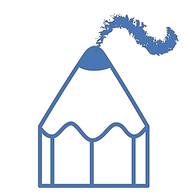 EPS 아이콘 컬러 문구용품 색연필 미술 사람없음 파란색 필기구 연필 색칠 심볼 심볼아이콘 2D아이콘 문화예술 학용품 오브젝트 파일형식 벡터